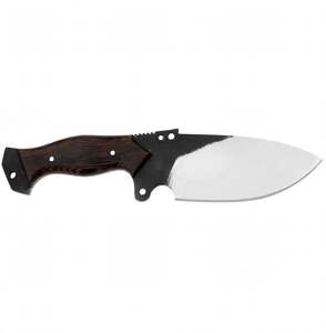 Herramienta Utilitaria para Exteriores de Acero al Carbono Forjado a Mano de Alta Resistencia con Escala de Madera de Palisandro Oscuro - Product Image 4