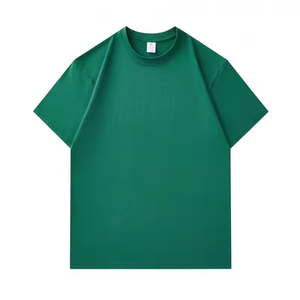 เสื้อยืดคอกลมทรงหลวมสำหรับผู้ชาย ผ้าฝ้าย 100% พิมพ์ลายสกรีน ปักลายตัวอักษร ป้องกันการเป็นขุย สไตล์ทางการ ผ้า Worsted น้ำหนัก 230 กรัม - Product Image 4