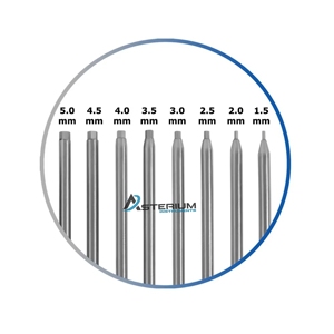 ASTERIUM Orthopedic Surgical <b>Screwdriver</b> <b>Set</b> with Quick Coupling Handle 1.5–5.0mm Hex Driver Tips Bone Implant Instrument - Product Image 5