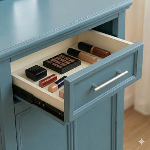 Poignée de meuble multifonctionnelle moderne en acier inoxydable en forme de T, durable, finition brossée minimaliste, pour cuisine, salle de bain, chambre, salon - Product Image 5