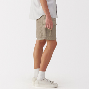 Pantalones Cortos Cargo para Hombre, 100% Algodón Transpirable, de Longitud Media, Venta al Por Mayor, Secado Rápido, Cintura Elástica, Estilo Casual - Product Image 5