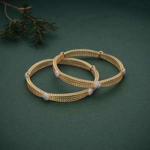 กำไลเพชรเม็ดเดี่ยวสี D แบบมินิมอลสำหรับผู้หญิง ชุบทอง 14K ทรงกลมเจียระไนแบบบริลเลียนท์ ของขวัญเครื่องประดับงานแต่งงานสุดหรู - Product Image 6