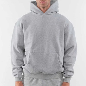 <b>Men's</b> <b>Navy</b> Blue Hooded <b>Fleece</b> Sweatshirt Regular Fit Solid Color Casual Pullover Pocket Winter Wear 100% Cotton Eco-Friendly - Product Image 4