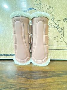 Fabricant professionnel de produits d'équitation, bottes équestres en cuir verni, protections de tendons pour chevaux, prix usine. - Product Image 2