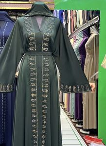 Fashion Dubai Abaya Muslim Women Clothing Islamic Traditional Modest Long Dress Kaftan Open Abaya Embroidered Kimono Abaya - Product Image 6