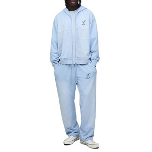 ชุดวอร์มซิปแบบหลวม ดีไซน์คุณภาพสูง ผลิตจากผ้าฝ้าย/โพลีเอสเตอร์ ชุดวอร์มซิปแบบหลวมคุณภาพดีที่สุด - Product Image 4