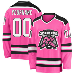 2025 New Design Sport Wear Ice Hockey Jacket Clothing <b>t</b> <b>Shirt</b> High Quality Oem Custom Ice Hoodie Hockey Jersey - Product Image 4