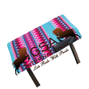 Couverture de selle en laine de Nouvelle-Zélande de haute qualité 34x36, tapis de selle western disponible en gros au meilleur prix - Product Image 3