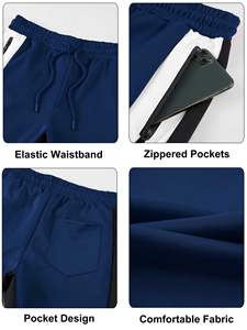 Ensemble de survêtement de maternité grande taille, pantalon de jogging, ensemble de survêtement d'hiver, survêtement de sport avec fermeture éclair, couleur bleu et blanc - Product Image 4