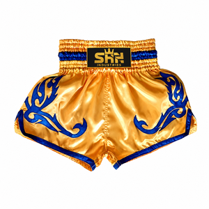 Pantalones Cortos de Muay Thai Personalizados SHH para Hombre, Pantalones Cortos de Kickboxing de Satén, Logotipo Personalizado, Ropa de Entrenamiento de Artes Marciales, Fabricante - Product Image 2