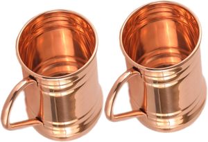 Premium Hammered Copper <b>Mug</b> Handcrafted Copper Mule <b>Mug</b> with Strong Handle Great for Ice Cold Drinks Home Bars and Party Serving - Product Image 6