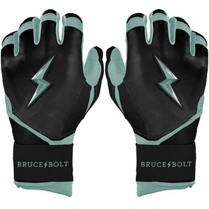 Guantes de Bateo de Cuero de la Serie Signature Negros y Verdes con Puño Largo, Color Rosa |   Pro Grip Premium Máxima Adherencia 2026 Nuevo Abril - Product Image 1