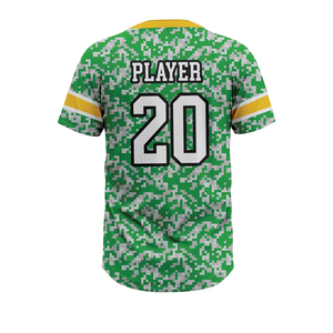 Ensemble de maillot et pantalon de baseball de qualité supérieure, design personnalisé, impression numérique, grande taille, manches courtes, pour équipe de softball - Product Image 6