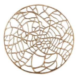 Silver Geometric Octagon <b>Trivet</b> Metal Lattice Pot Stand Heat Resistant for Premium Food Warmers and Casseroles - Product Image 6