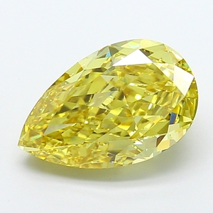 Diamante suelto de laboratorio, color amarillo intenso, brillante, de lujo, de alta calidad, certificado tipo 2A, con un brillo excepcional, tipo CVD. - Product Image 1