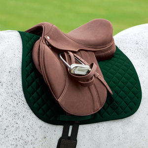 Tapis de selle rose pour cheval, matelas d'équitation matelassé en coton et polyester pour l'entraînement - Product Image 5