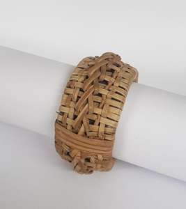 Anillo para Servilletas de Bambú N S Tomar Handicrafts, Ecológico, de Fibra de Bambú, Estilo Floral, 4.5cm, para Camping - Product Image 3