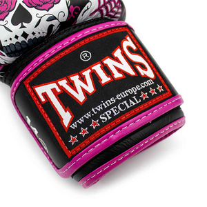 Guantes de Boxeo Twins de Primera Calidad, Últimos Diseños, Guantes de Sparring de Cuero Profesional para Muay Thai, Cierre Ajustable con Gancho y Bucle - Product Image 3