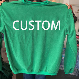 Wholesale Custom Made Windproof Polyester/Cotton Fleece Crewneck Women's Winter Printed Oversized Embroidered Sweatshirt <b>Drop</b> - Product Image 2