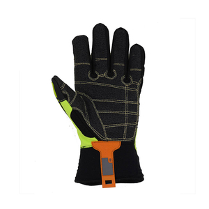 Guantes de Trabajo Resistentes a Impactos y Cortes, de Algodón, TPR, Goma y Cuero, Guantes de Protección contra Impactos, Guantes de Alta Resistencia - Product Image 6