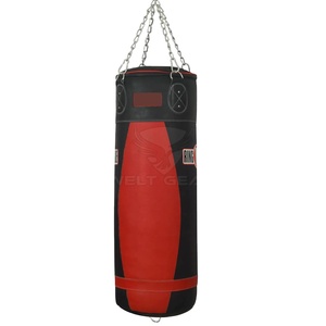 Sacs de frappe lourds en cuir réglables de haute qualité pour l'entraînement physique, durables, autoportants, OEM, pour la boxe et l'exercice en salle de sport - Product Image 1
