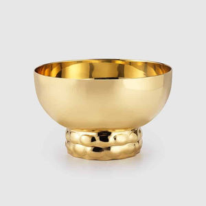 Bol de service en métal de luxe pour fruits et légumes, ustensile de cuisine, accents décoratifs de table - Product Image 1