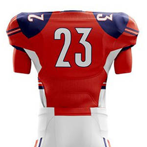 Meilleures ventes Nouvelle arrivée Uniforme de football américain imprimé 100% polyester durable Vente en gros Personnalisé Tenue d'équipe pour hommes Prix abordable - Product Image 5