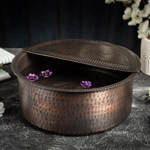 Cuenco de Pedicura Artístico de Cobre, Lujoso y Hecho a Mano, para el Cuidado de los Pies, Tratamiento de Spa Premium, Colección de Equipos Decorativos - Product Image 3