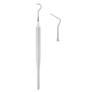 Sonda exploradora dental de un solo extremo con mango anatómico de acero inoxidable personalizado para diagnóstico - Product Image 1