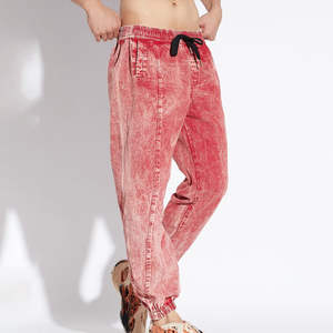 Pantalones de Felpa con Lavado Ácido para Hombre, Cintura Alta, Transpirables, Ecológicos, 100% Algodón Orgánico, Estilo Casual y Urbano - Product Image 5