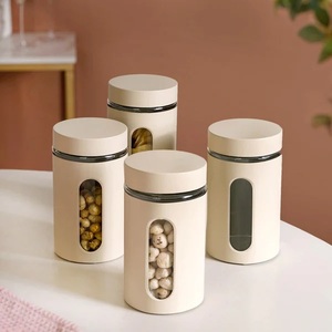 Pot de rangement en métal galvanisé pour la conservation des aliments dans la cuisine, conteneur pour la maison et les restaurants avec design personnalisé - Product Image 1