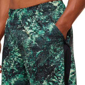 กางเกงขาสั้นกีฬาผู้ชาย 7 นิ้ว 2 in 1 สีเขียวดำ ระบายอากาศ แห้งเร็ว สำหรับออกกำลังกาย วิ่ง และเล่นกีฬา - Product Image 5