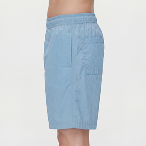 Shorts de sport coupe-vent pour femme, longueur genou, taille élastique, amples, imperméables, 100 % nylon polyester, respirants - Product Image 3