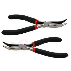 Stainless Steel Hair Extension <b>Tools</b> Hair <b>Plier</b> <b>Multi</b> Functional <b>Pliers</b> Flat Curved Tip Hair Extension <b>plier</b> - Product Image 1