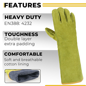 Waterproof Lightweight Welding <b>Gloves</b> Hot Selling Fashion Work Wear Custom Made Welding <b>Glove</b> - Product Image 2