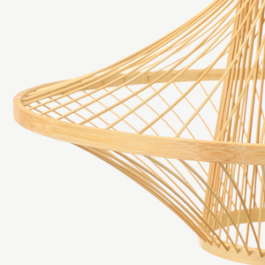 Lámpara de Techo de Ratán con Diseño Tejido a Mano, Material Natural y Efecto de Iluminación Cálida para Decoración de Interiores y Espacios del Hogar - Product Image 4