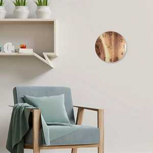 Reloj de Pared Minimalista de Madera, Decoración de Pared con Acabado de Madera Silencioso, Regalo Rústico Moderno para Sala de Estar, Cocina, Decoración de Casa de Campo - Product Image 2
