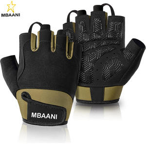 Guantes Unisex Transpirables para Levantamiento de Pesas con Acolchado, Agarre, Protección Completa de la Palma, Regalo para Ejercicio en el Gimnasio, Levantamiento de Pesas - Product Image 1