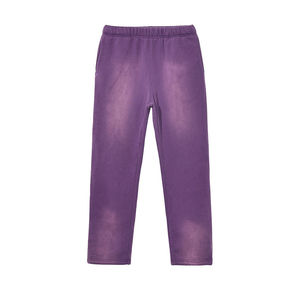 Pantalones de chándal de felpa gruesa con lavado ácido para hombre, de pierna ancha y corte recto, novedad 2026 - Product Image 6