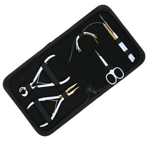 Kit d'outils pour extensions capillaires : Pince à sertir 3 trous, Coupe-keratine, Crochet de tirage, Aiguille à enfiler, Mini-ciseaux, Aiguille – Fournitures de salon - Product Image 5