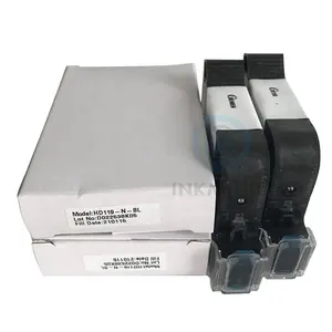 जापान में किए गए डार्क सूखी काले HD119 B3F57A स्याही कारतूस HD119-N-BL IQ800-N-BL विलायक आधार IQ800 कपड़ा उद्योग के लिए प्रिंटर