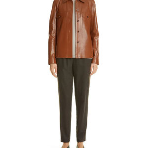 Veste en cuir véritable pour femme, tendance 2026, design personnalisé, dernière collection, manches longues, veste en cuir pour femme - Product Image 6