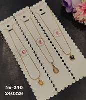 Kalung Liontin Geometris Minimalis Lapis Emas Stainless Steel dengan Batu Berlian Amerika untuk Wanita |   Mode Harian yang Elegan