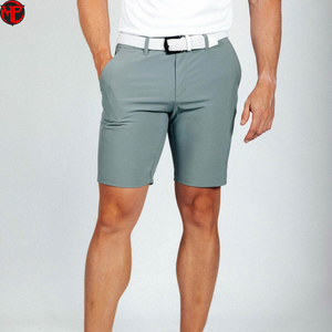 Pantalones Cortos Polo para Hombre, Color Caqui, Poliéster/Algodón, Personalizados, de Secado Rápido, Transpirables, Estilo Casual, para Golf, Cintura Alta, UPF 35, DDP - Product Image 2