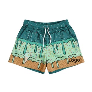 Summer Breathable Double <b>Layer</b> Sublimation 100% Polyester Jogger Gym Blank Men Basketball Custom Sublimated Mesh Shorts for Men - Product Image 2