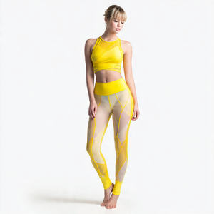 Leggings de malla transparente extragrandes para mujer, cintura elástica, ropa de playa, pantalones ligeros transparentes, leggings transparentes para mujer - Product Image 3