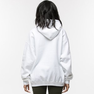 Sweat à capuche en molleton de coton épais avec coutures de taille uniques, fermeture éclair quart de tour, manches longues, pour femme, printemps automne - Product Image 1