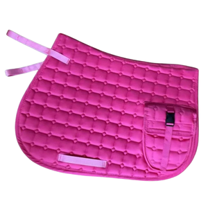 Almohadilla de Silla de Montar de Tela de Lujo al por Mayor con Bolsillo, Hecha a Medida para Equipo Ecuestre Premium - Product Image 1
