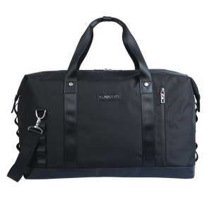 กระเป๋าเดินทางและกีฬา SAKOS ทำจากหนังและโพลีเอสเตอร์ ปิดด้วยซิป ช่องใส่แล็ปท็อปกันกระแทก ใช้ได้ทั้งชายและหญิง ผลิตที่เมืองโฮจิมินห์ - Product Image 1