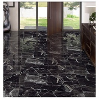 Carreaux de porcelaine vitrifiée polis brillants purs 800*800mm, fil d'or glacé, double charge, sol moderne, nouveau modèle
